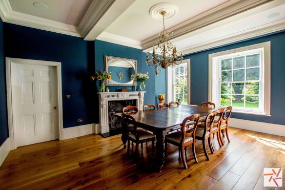 Location 3202W 8 photography location in west yorkshire dining room with wooden flooring