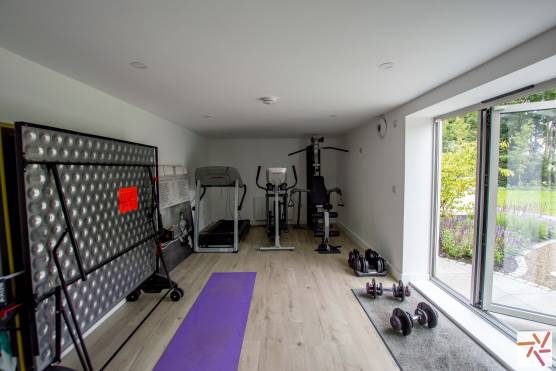 3282W 41 filming location house in West Yorkshire home gym