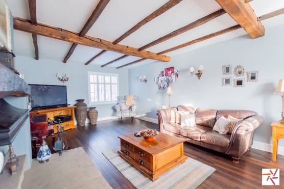 3384L 14 tv commercial location house in Lancashire beautiful family home in rural setting living room with beams