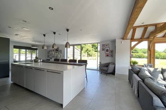 3417C 4 tv commercial location house in Cheshire open plan kitchen and living area