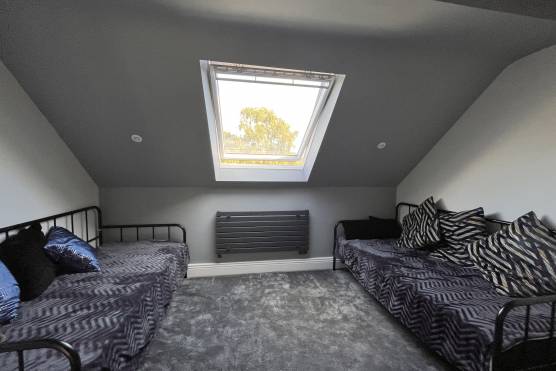 3432M 28 tv shoot location house in Manchester large stylish bedroom