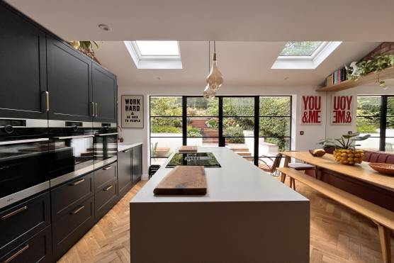 3440W-6-photo-shoot-location-house-in-West-Yorkshire-stylish-open-plan-kitchen-with-pink-kitchen-island.JPG