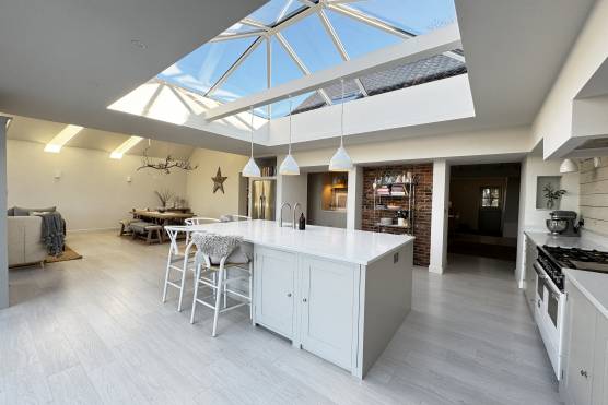 3454N 12 filming location house in North Yorkshire contemporary open plan kitchen with kitchen island.jpg