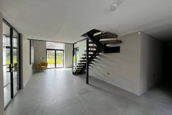 3469C 18 tv commercial location house in Cheshire with large double height ceiling entrance hall