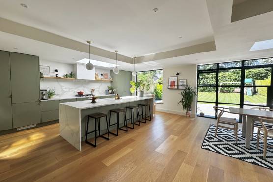 3475W 2 filming location house in West Yorkshire stylish open plan green kitchen.jpg