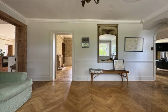 3496NE 17 tv shoot location house in North East England large reception room with wooden floors