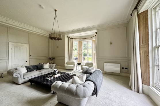 3508C 5 filming location house in Derbyshire Grade II listed building with stunning living room