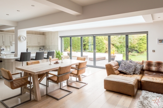 3101W 2 Photo Shoot location in West Yorkshire with open plan kitchen and bi-folding doors