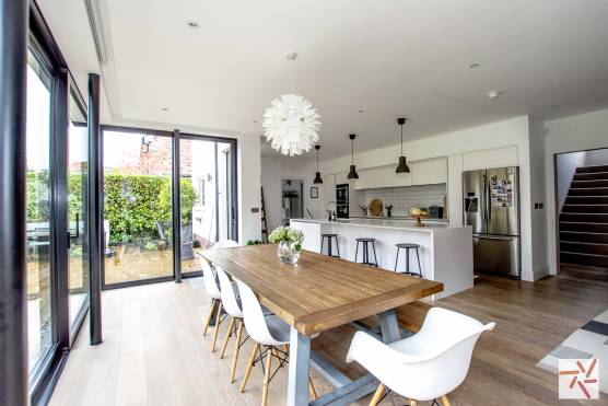 3162C 2 photo shoot location in cheshire large open plan kitchen and dining area