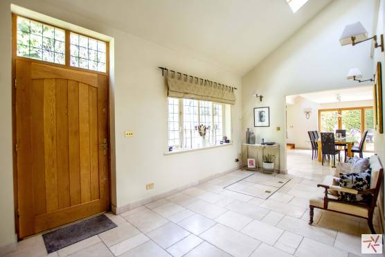 3182W 7 photo shoot location in west yorkshire with large tiled hallway with skylights