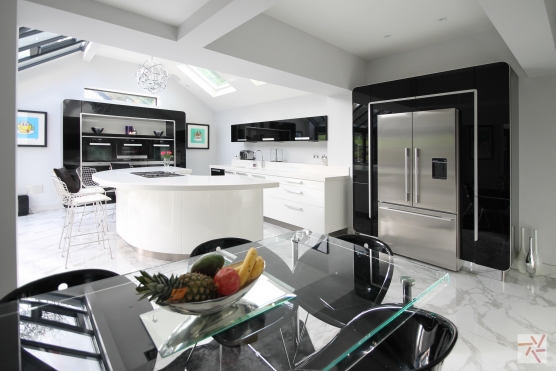 3108W 10 Photo shoot location in Leeds contemporary kitchen dining area