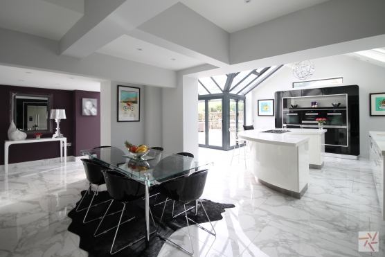 3108W 11 Filming location in West Yorkshire modern open plan kitchen dining