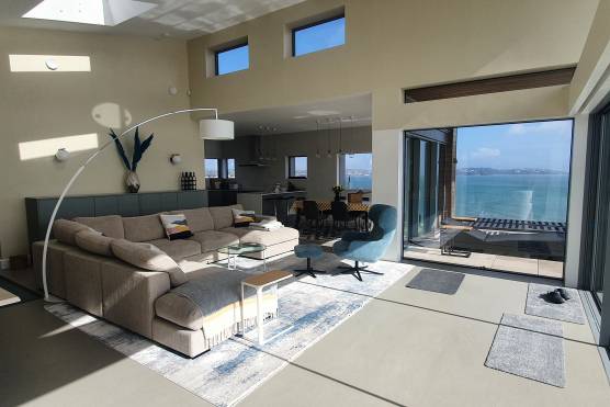 3468D 1 photo shoot location house in Devon contemporary beach front location with sea views