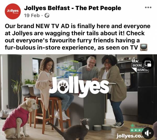 Jollyes film tv advert at Manchester location house